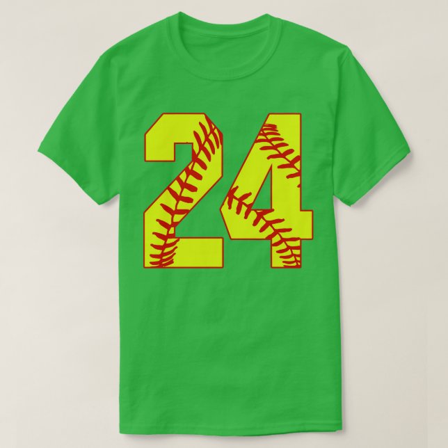 Fastpitch Softball Número 24 24 Softball Jersey U (Diseño del anverso)