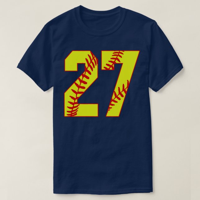 Fastpitch Softball Número 27 27 Softball Jersey U (Diseño del anverso)