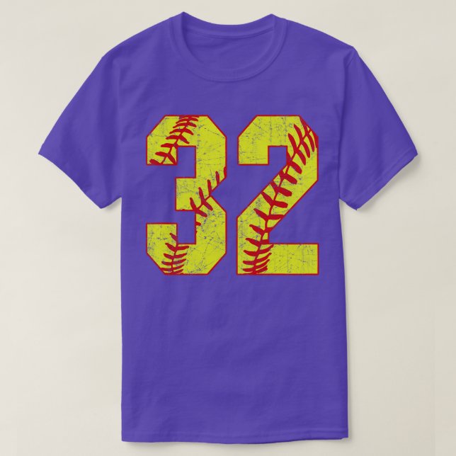 Fastpitch Softball Número 32 32 Softball Jersey U (Diseño del anverso)