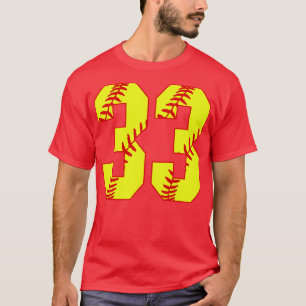Fastpitch Softball Número 33 33 Softball Jersey U