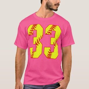 Fastpitch Softball Número 33 33 Softball Jersey U