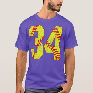 Fastpitch Softball Número 34 34 Softball Jersey U