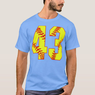 Fastpitch Softball Número 43 43 Softball Jersey U