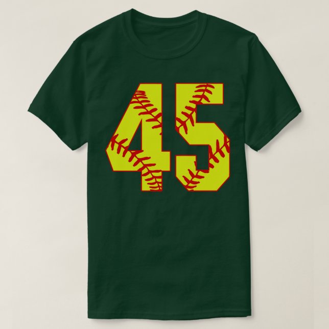 Fastpitch Softball Número 45 45 Softball Jersey U (Diseño del anverso)