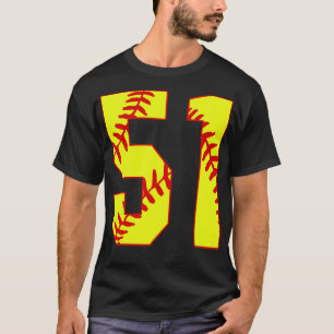 Fastpitch Softball Número 51 51 Softball Jersey U