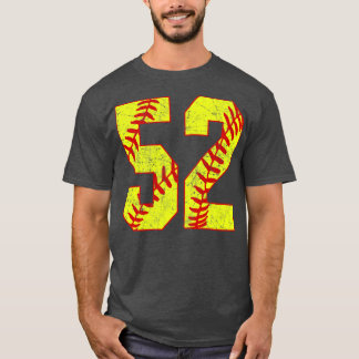 Fastpitch Softball Número 52 52 Softball Jersey U