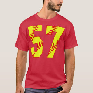 Fastpitch Softball Número 57 57 Softball Jersey U