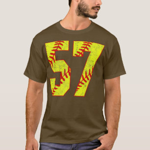 Fastpitch Softball Número 57 57 Softball Jersey U