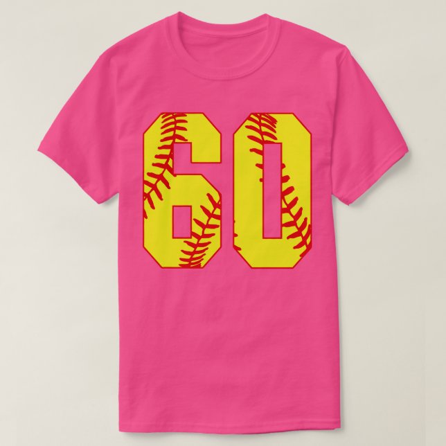 Fastpitch Softball Número 60 60 Softball Jersey U (Diseño del anverso)
