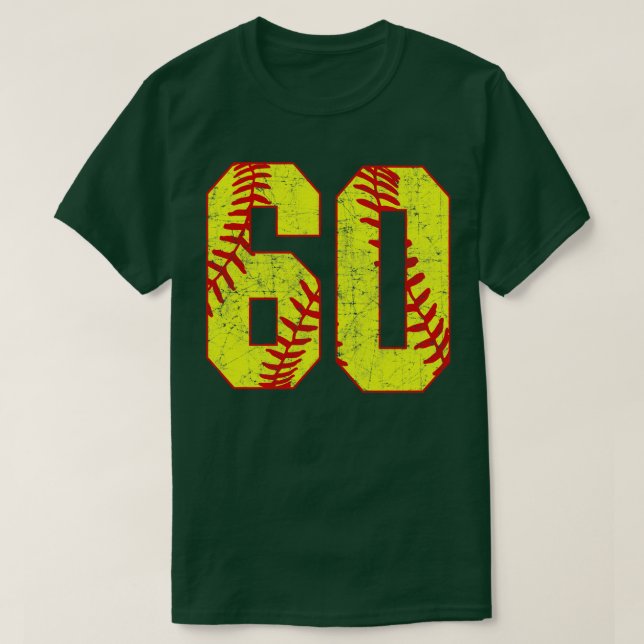 Fastpitch Softball Número 60 60 Softball Jersey U (Diseño del anverso)
