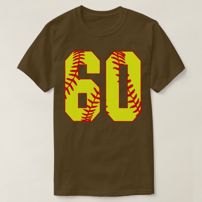 Fastpitch Softball Número 60 60 Softball Jersey U (Diseño del anverso)