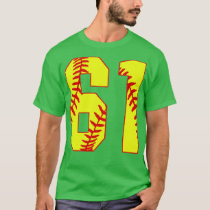 Fastpitch Softball Número 61 61 Softball Jersey U