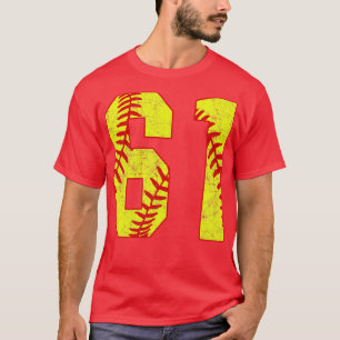 Fastpitch Softball Número 61 61 Softball Jersey U