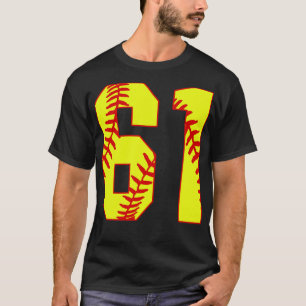 Fastpitch Softball Número 61 61 Softball Jersey U