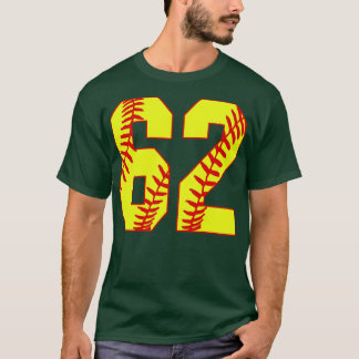 Fastpitch Softball Número 62 62 Softball Jersey U