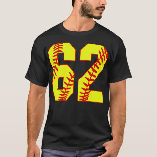 Fastpitch Softball Número 62 62 Softball Jersey U