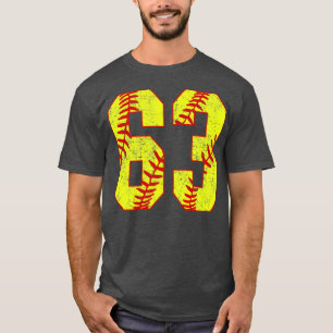 Fastpitch Softball Número 63 63 Softball Jersey U