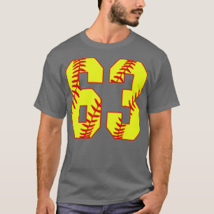 Fastpitch Softball Número 63 63 Softball Jersey U