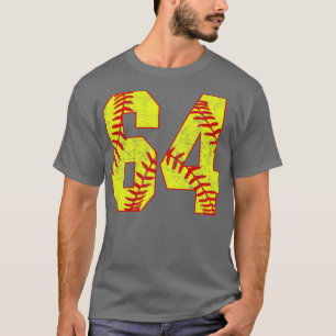 Fastpitch Softball Número 64 64 Softball Jersey U