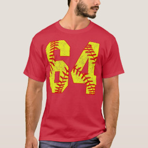 Fastpitch Softball Número 64 64 Softball Jersey U