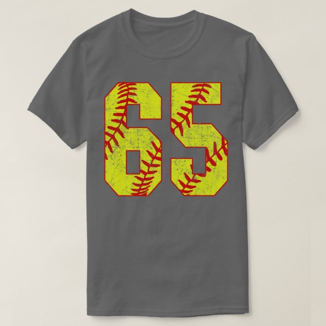 Fastpitch Softball Número 65 65 Softball Jersey U (Diseño del anverso)