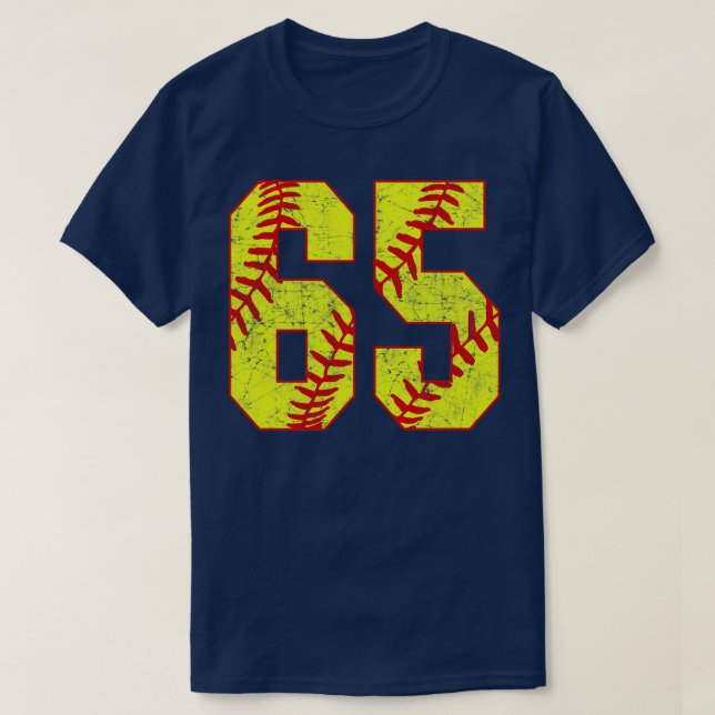 Fastpitch Softball Número 65 65 Softball Jersey U (Diseño del anverso)