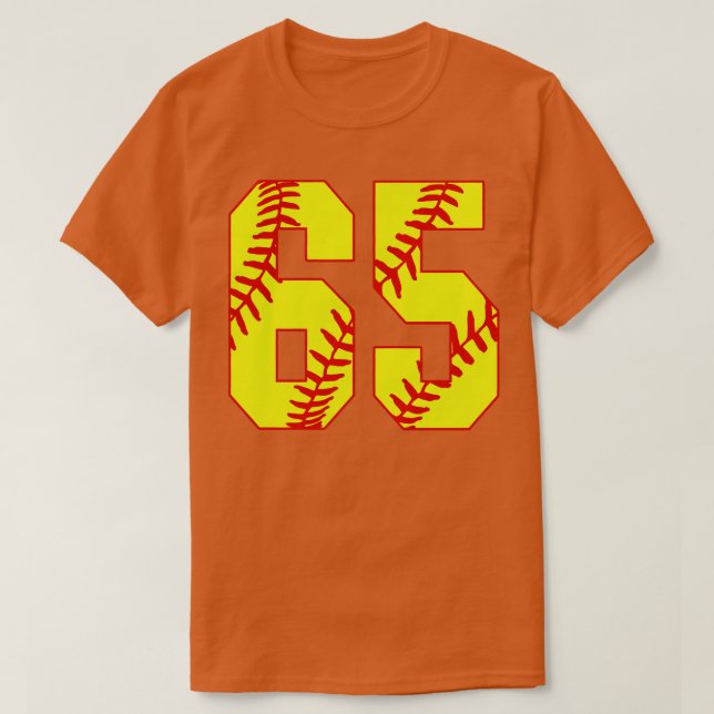 Fastpitch Softball Número 65 65 Softball Jersey U (Diseño del anverso)