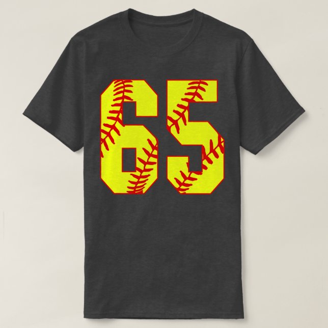 Fastpitch Softball Número 65 65 Softball Jersey U (Diseño del anverso)