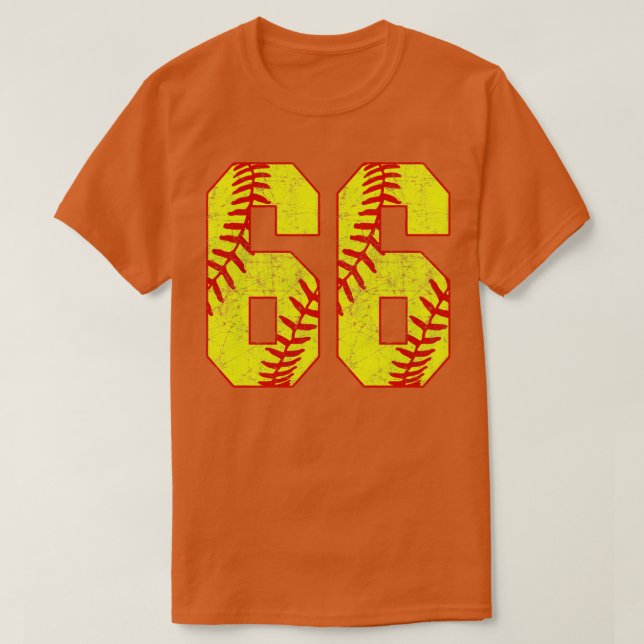 Fastpitch Softball Número 66 66 Softball Jersey U (Diseño del anverso)
