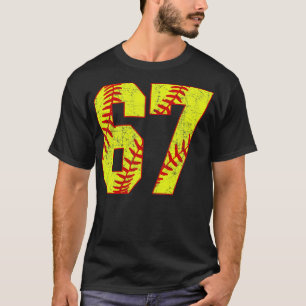 Fastpitch Softball Número 67 67 Softball Jersey U