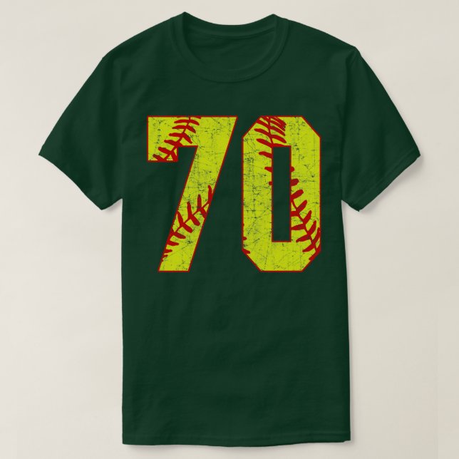 Fastpitch Softball Número 70 70 Softball Jersey U (Diseño del anverso)
