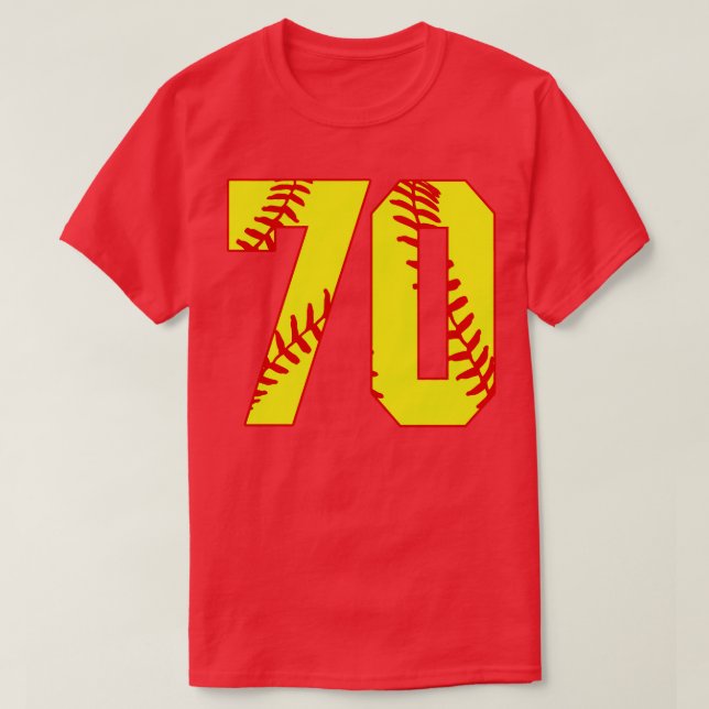 Fastpitch Softball Número 70 70 Softball Jersey U (Diseño del anverso)