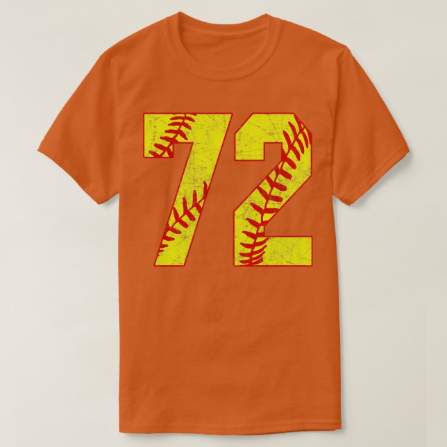 Fastpitch Softball Número 72 72 Softball Jersey U (Diseño del anverso)