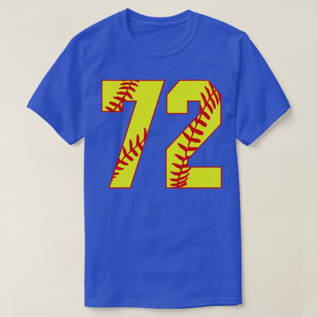Fastpitch Softball Número 72 72 Softball Jersey U (Diseño del anverso)