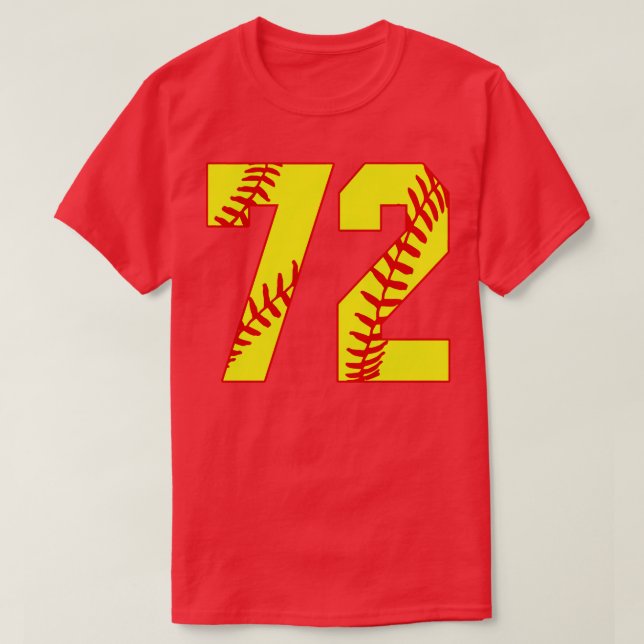 Fastpitch Softball Número 72 72 Softball Jersey U (Diseño del anverso)