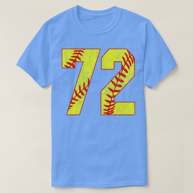 Fastpitch Softball Número 72 72 Softball Jersey U (Diseño del anverso)