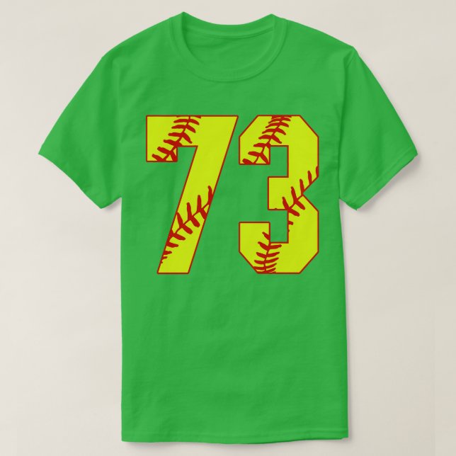 Fastpitch Softball Número 73 73 Softball Jersey U (Diseño del anverso)