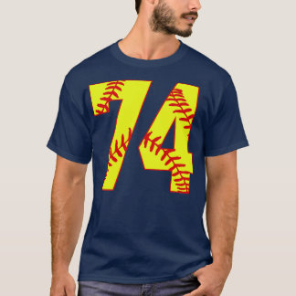 Fastpitch Softball Número 74 74 Softball Jersey U