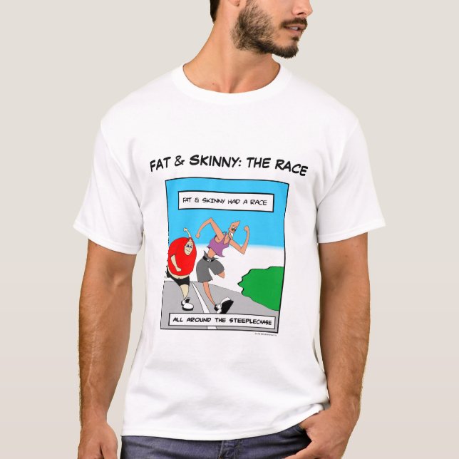 FAT Y FLACO: La camiseta de la RAZA (Anverso)