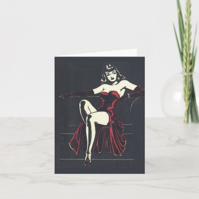 Fatale femme de los años 1940 (Anverso)