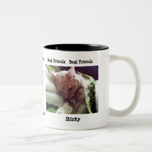 Fatboy y taza Stinky de los "mejores amigos"