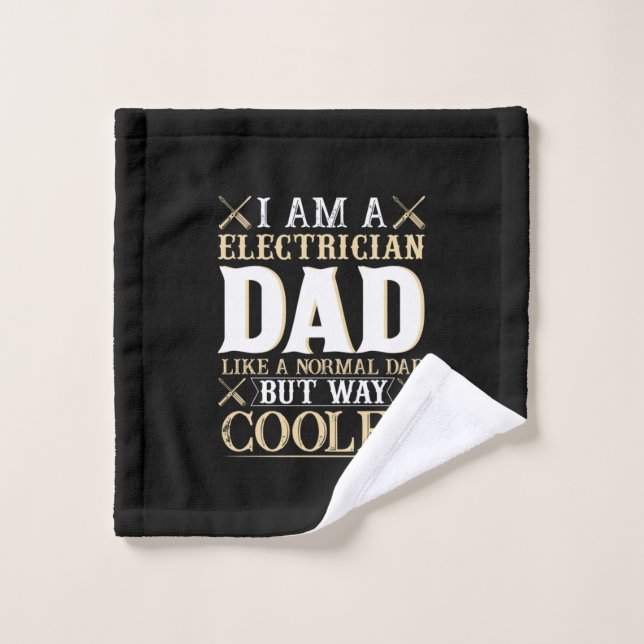 Father's Day I Am A Electrician Dad (Toallita)