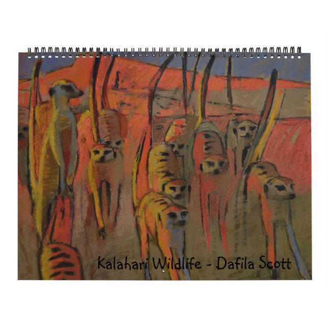 Fauna de Kalahari - calendario (Tapa)