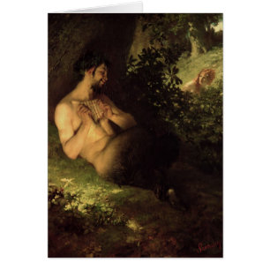 Fauno y ninfa, 1868