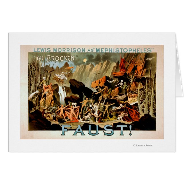 Fausto Poster de teatro musical (Anverso (Horizontal))