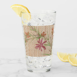 Faux Bamboo Mat Original Art Glass