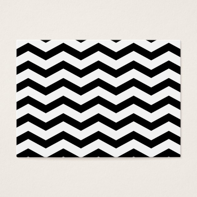Faux Black White Relieve metalizado Chevron Zig Za (Frente)