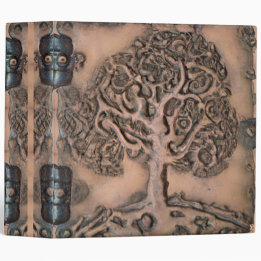 Faux Carved Leather Tree of Life