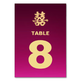 Faux Gold Double Happiness | Tarjeta de tabla