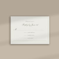 Faux Grabado en relieve Formal Elegant Wedding Res